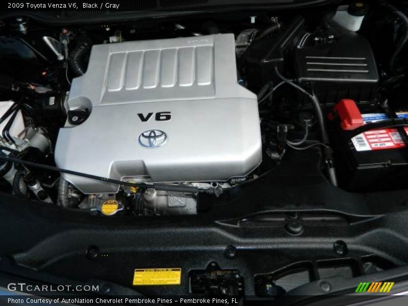 Black / Gray 2009 Toyota Venza V6