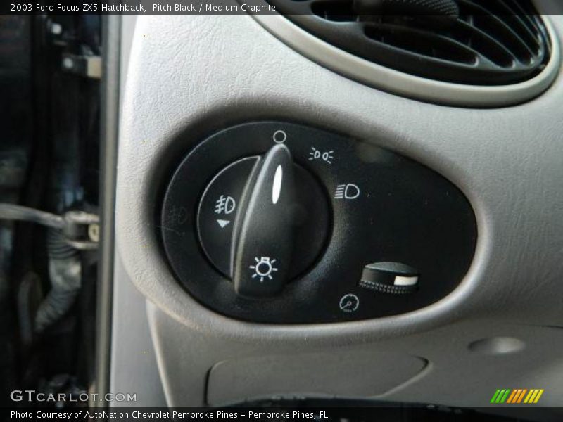 Pitch Black / Medium Graphite 2003 Ford Focus ZX5 Hatchback