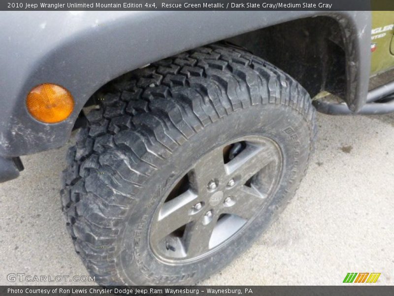 Rescue Green Metallic / Dark Slate Gray/Medium Slate Gray 2010 Jeep Wrangler Unlimited Mountain Edition 4x4