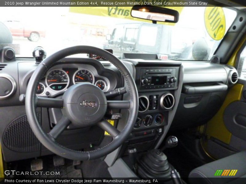Rescue Green Metallic / Dark Slate Gray/Medium Slate Gray 2010 Jeep Wrangler Unlimited Mountain Edition 4x4