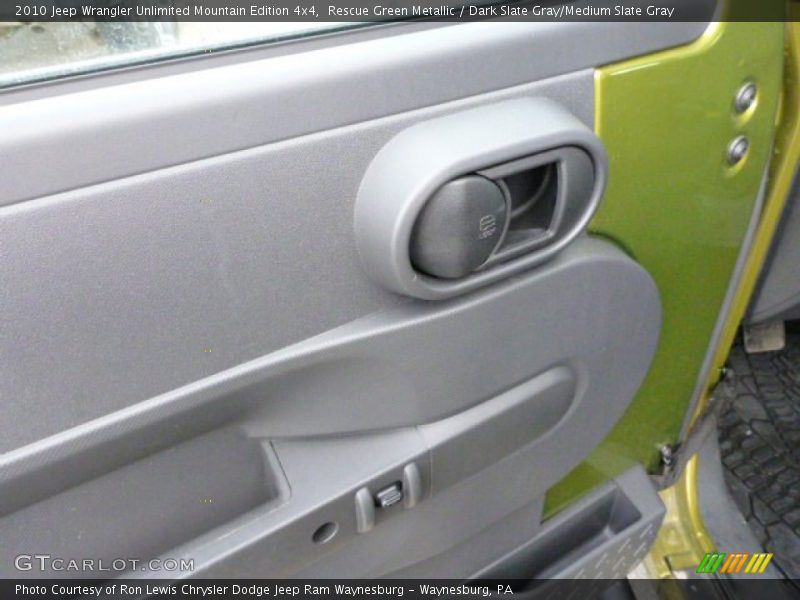 Rescue Green Metallic / Dark Slate Gray/Medium Slate Gray 2010 Jeep Wrangler Unlimited Mountain Edition 4x4