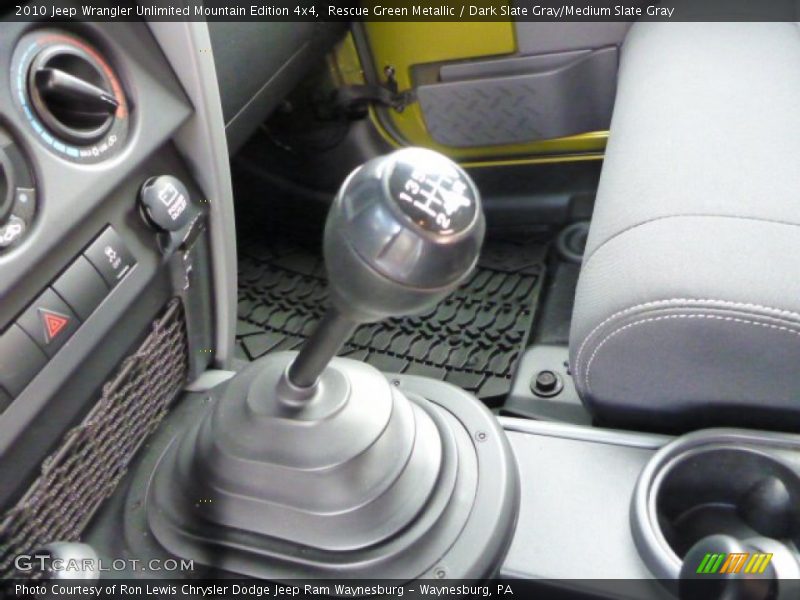 Rescue Green Metallic / Dark Slate Gray/Medium Slate Gray 2010 Jeep Wrangler Unlimited Mountain Edition 4x4