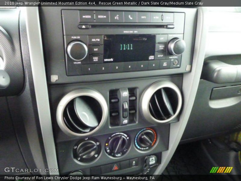 Rescue Green Metallic / Dark Slate Gray/Medium Slate Gray 2010 Jeep Wrangler Unlimited Mountain Edition 4x4