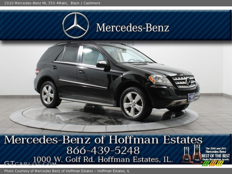 Black / Cashmere 2010 Mercedes-Benz ML 350 4Matic