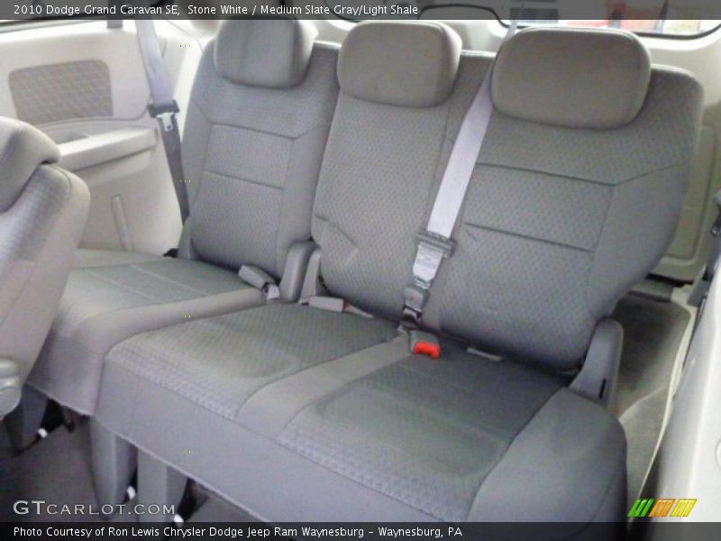 Stone White / Medium Slate Gray/Light Shale 2010 Dodge Grand Caravan SE