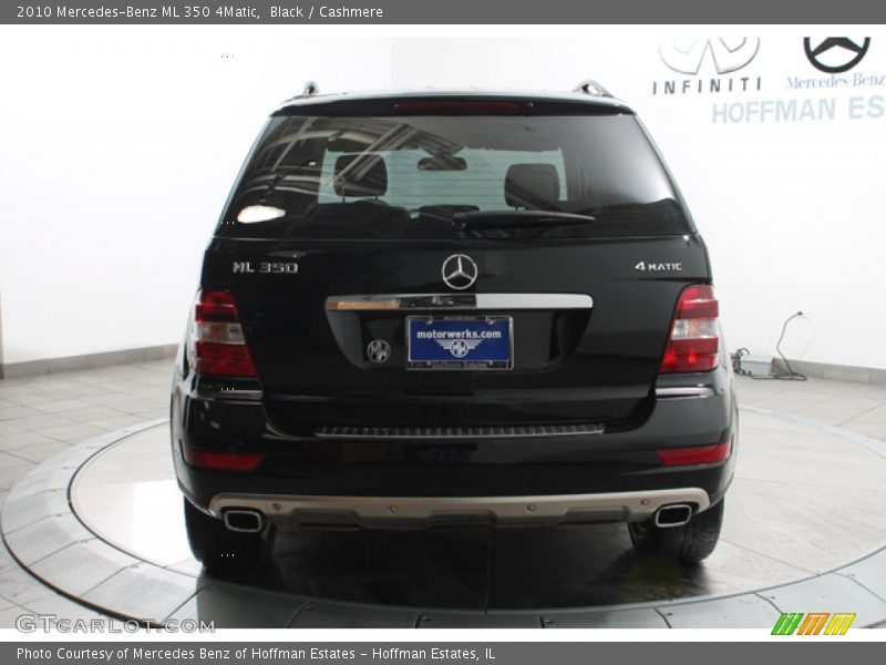 Black / Cashmere 2010 Mercedes-Benz ML 350 4Matic