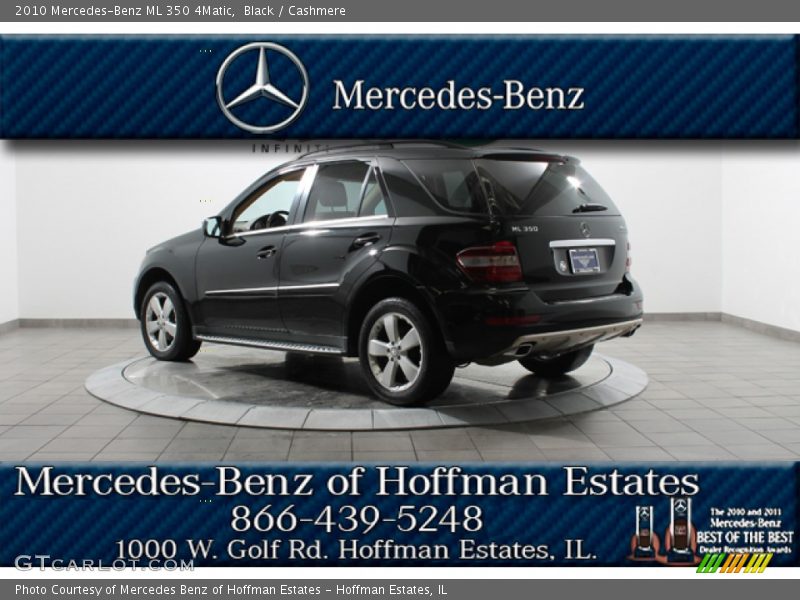 Black / Cashmere 2010 Mercedes-Benz ML 350 4Matic
