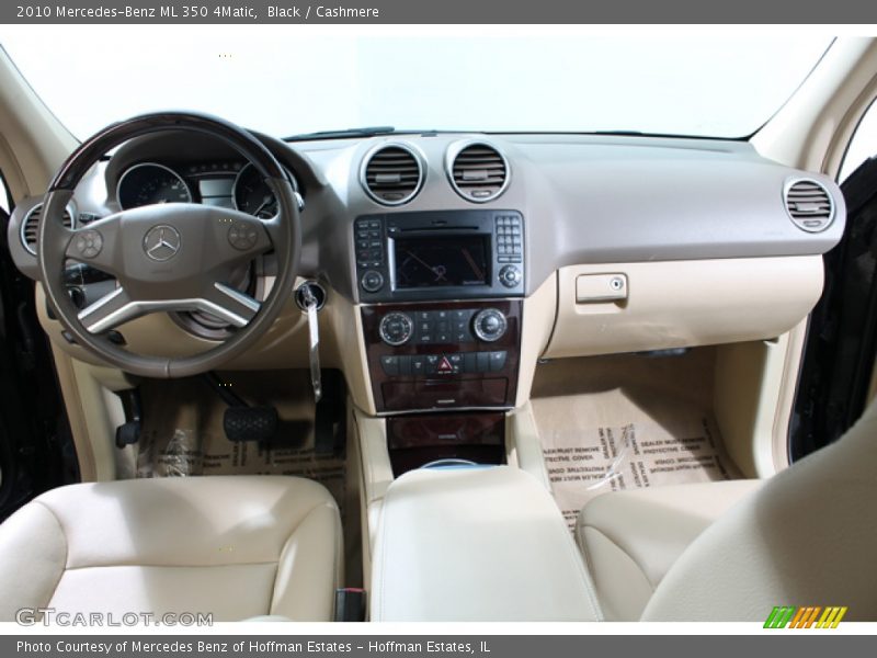 Black / Cashmere 2010 Mercedes-Benz ML 350 4Matic