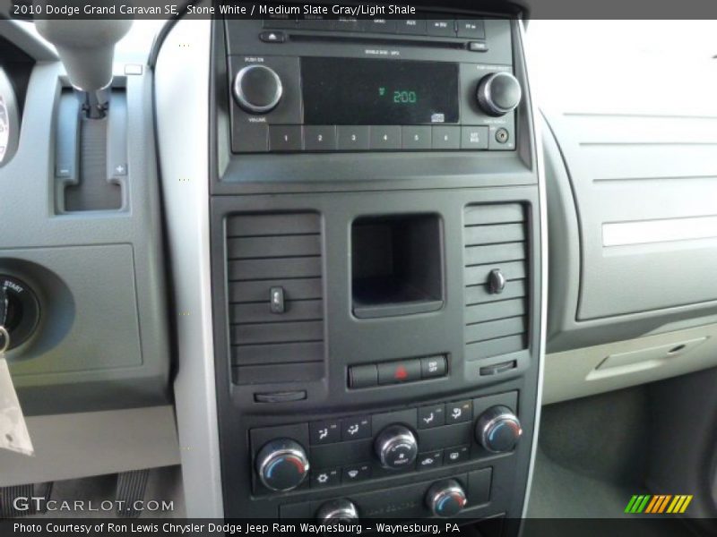 Stone White / Medium Slate Gray/Light Shale 2010 Dodge Grand Caravan SE
