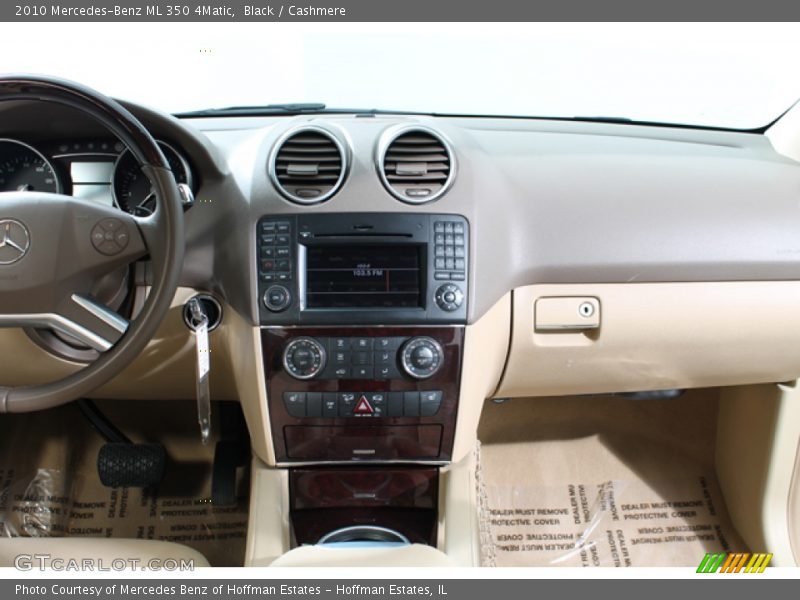 Black / Cashmere 2010 Mercedes-Benz ML 350 4Matic
