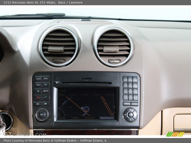 Black / Cashmere 2010 Mercedes-Benz ML 350 4Matic