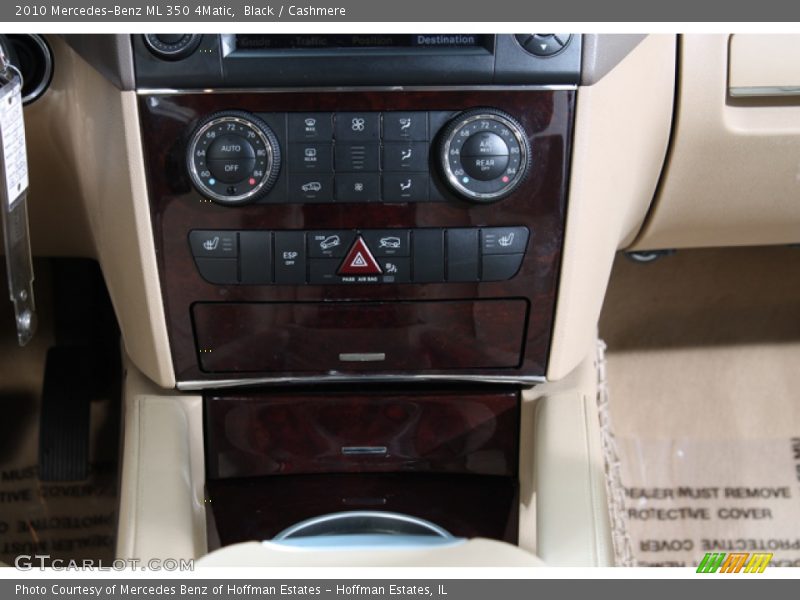 Black / Cashmere 2010 Mercedes-Benz ML 350 4Matic