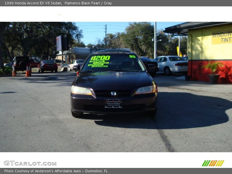 Flamenco Black Pearl / Gray 1999 Honda Accord EX V6 Sedan