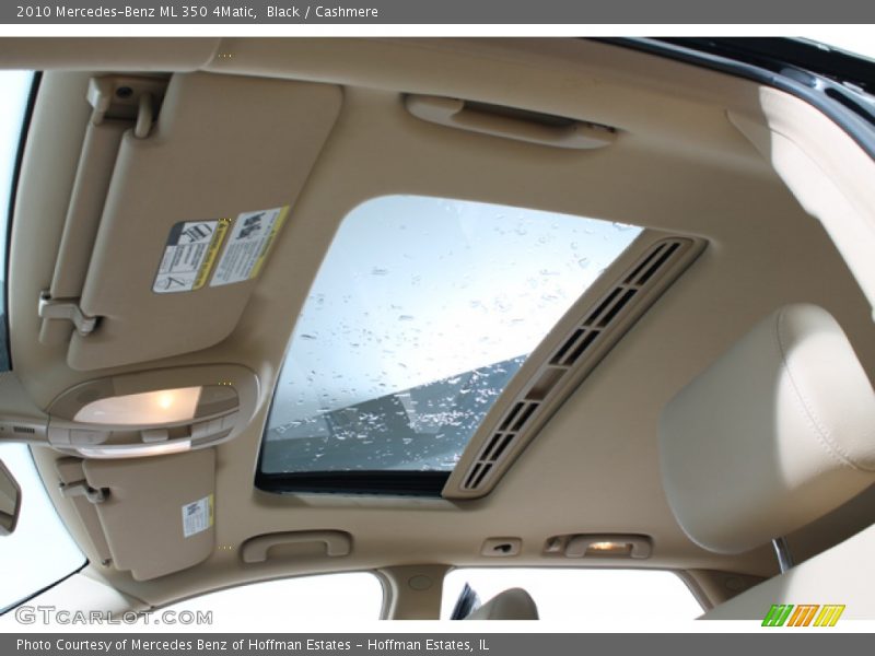 Black / Cashmere 2010 Mercedes-Benz ML 350 4Matic