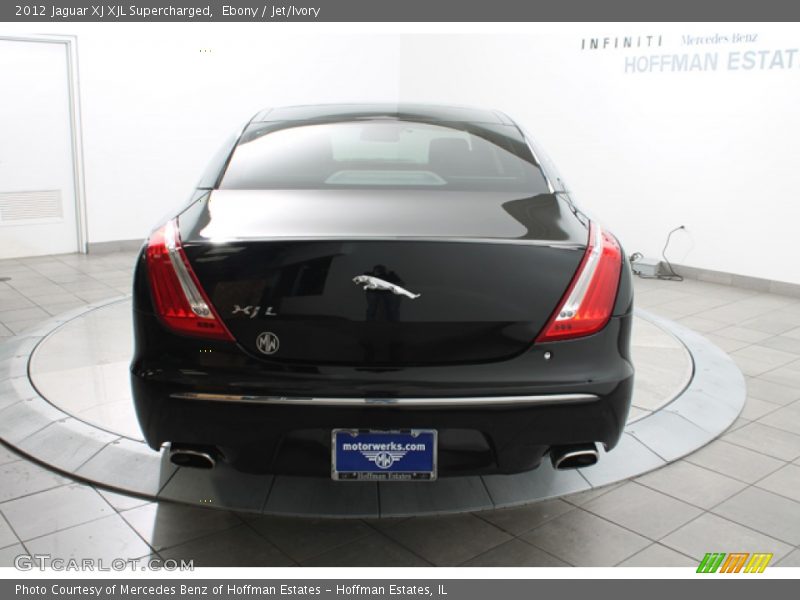 Ebony / Jet/Ivory 2012 Jaguar XJ XJL Supercharged