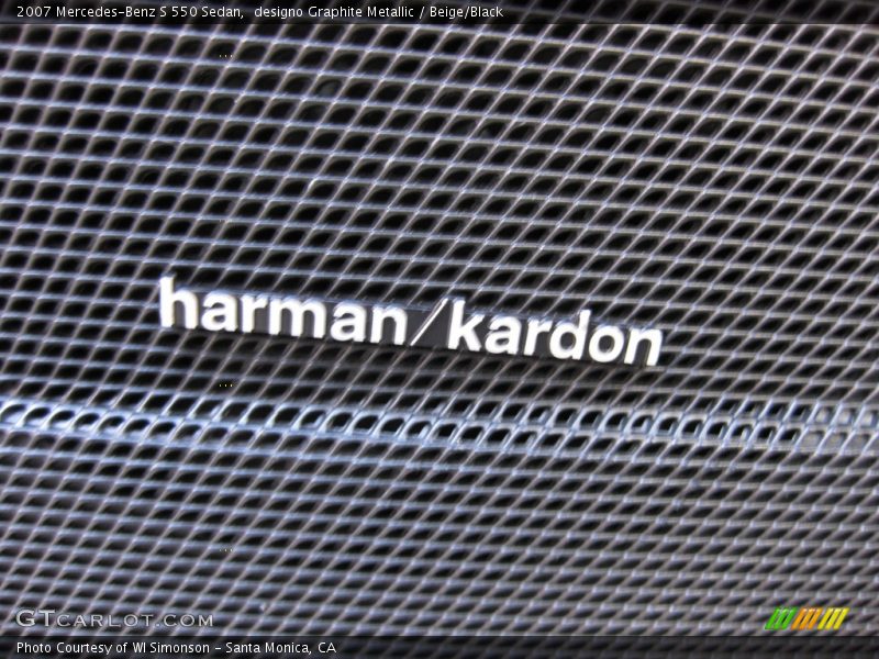 designo Graphite Metallic / Beige/Black 2007 Mercedes-Benz S 550 Sedan