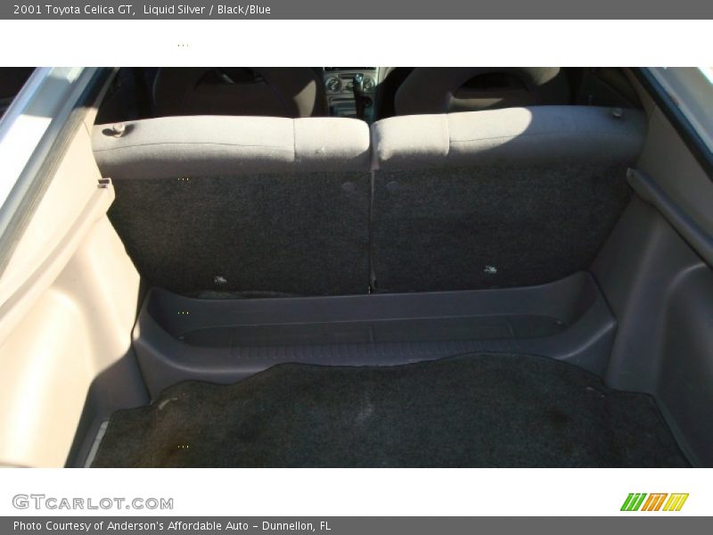 Liquid Silver / Black/Blue 2001 Toyota Celica GT