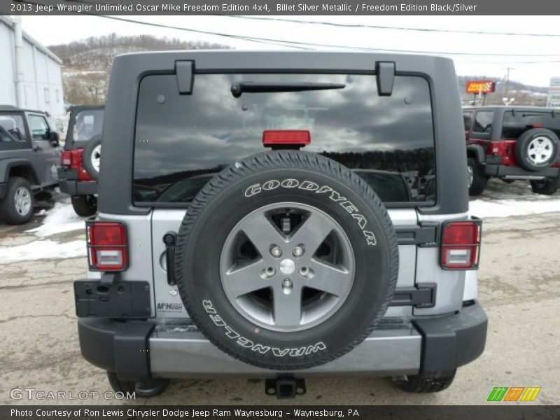 Billet Silver Metallic / Freedom Edition Black/Silver 2013 Jeep Wrangler Unlimited Oscar Mike Freedom Edition 4x4