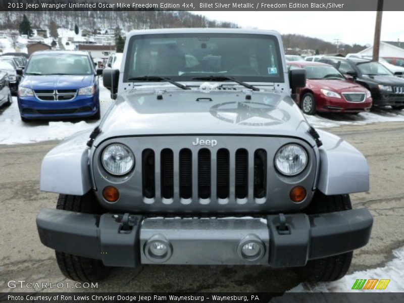 Billet Silver Metallic / Freedom Edition Black/Silver 2013 Jeep Wrangler Unlimited Oscar Mike Freedom Edition 4x4