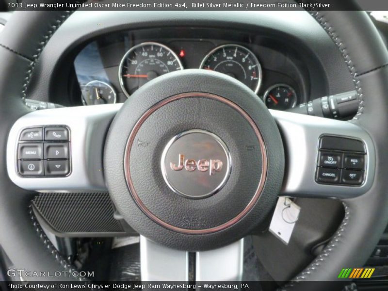  2013 Wrangler Unlimited Oscar Mike Freedom Edition 4x4 Steering Wheel