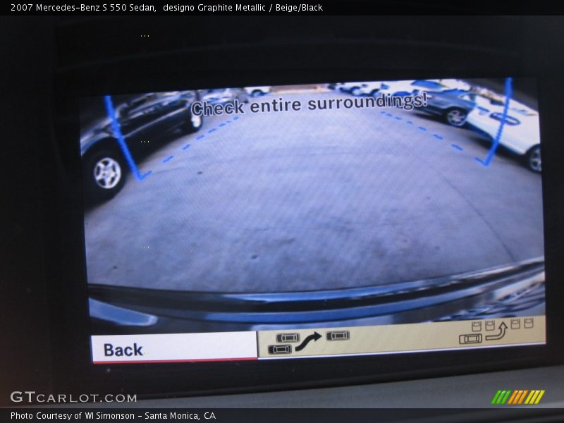 designo Graphite Metallic / Beige/Black 2007 Mercedes-Benz S 550 Sedan