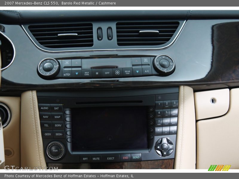 Barolo Red Metallic / Cashmere 2007 Mercedes-Benz CLS 550