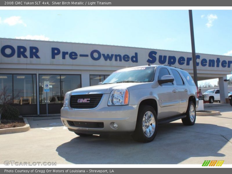 Silver Birch Metallic / Light Titanium 2008 GMC Yukon SLT 4x4