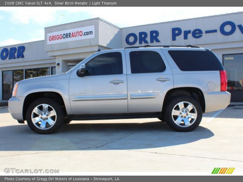 Silver Birch Metallic / Light Titanium 2008 GMC Yukon SLT 4x4