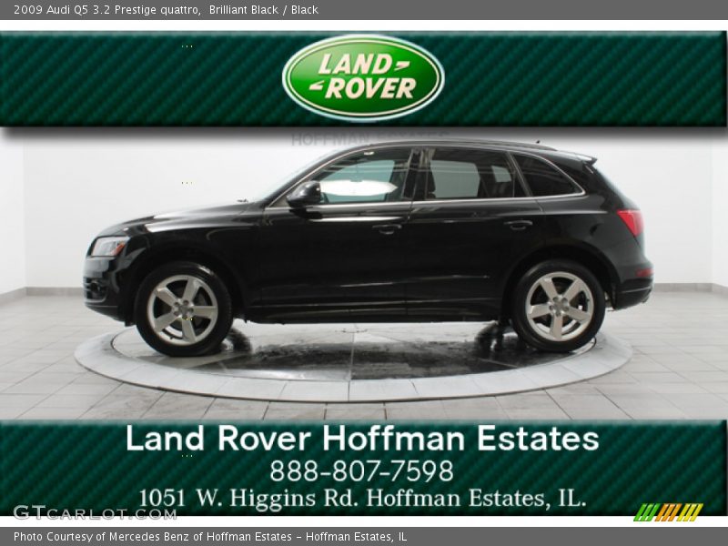 Brilliant Black / Black 2009 Audi Q5 3.2 Prestige quattro