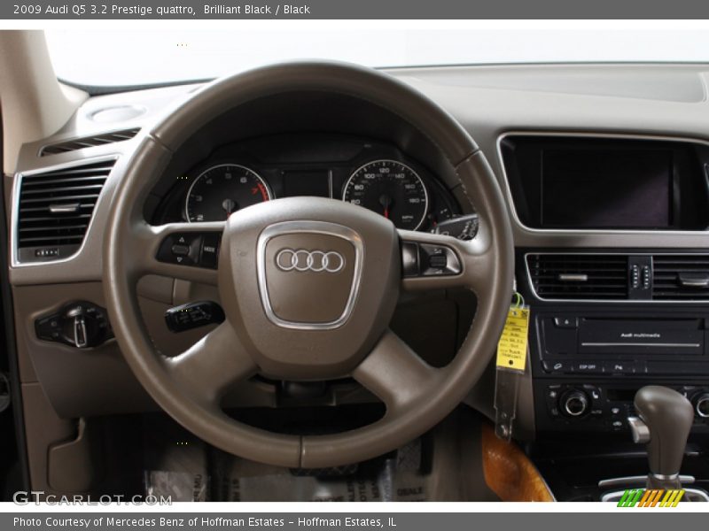 Brilliant Black / Black 2009 Audi Q5 3.2 Prestige quattro