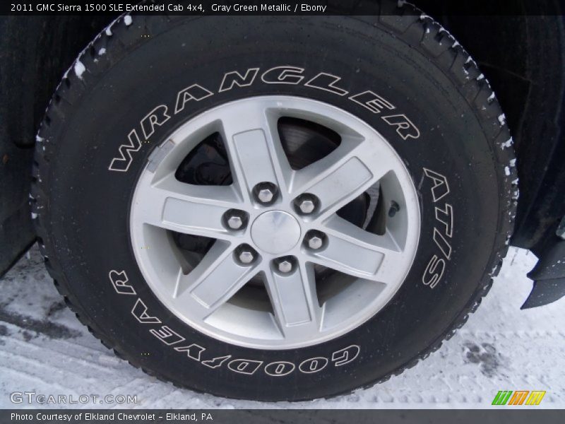  2011 Sierra 1500 SLE Extended Cab 4x4 Wheel