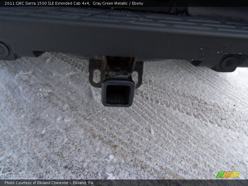 Gray Green Metallic / Ebony 2011 GMC Sierra 1500 SLE Extended Cab 4x4
