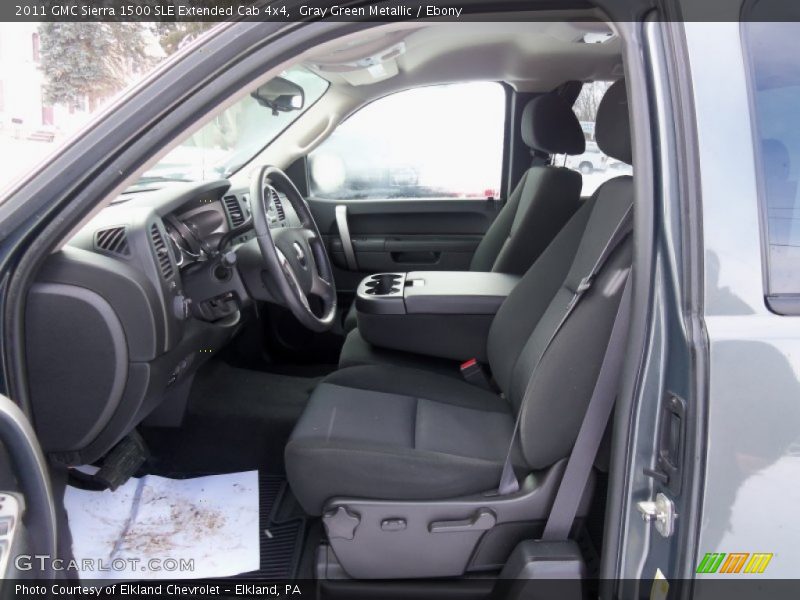  2011 Sierra 1500 SLE Extended Cab 4x4 Ebony Interior