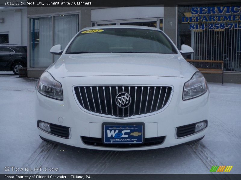 Summit White / Cashmere 2011 Buick Regal CXL