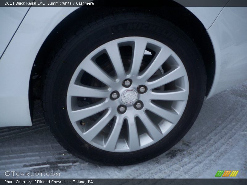 Summit White / Cashmere 2011 Buick Regal CXL