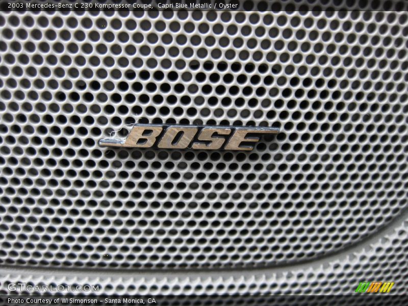 Capri Blue Metallic / Oyster 2003 Mercedes-Benz C 230 Kompressor Coupe
