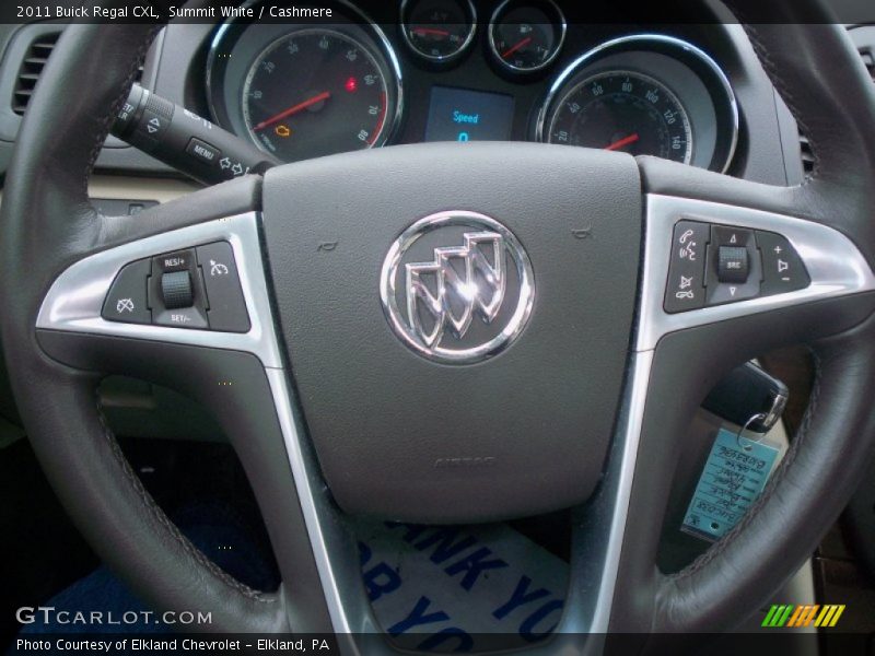 Summit White / Cashmere 2011 Buick Regal CXL