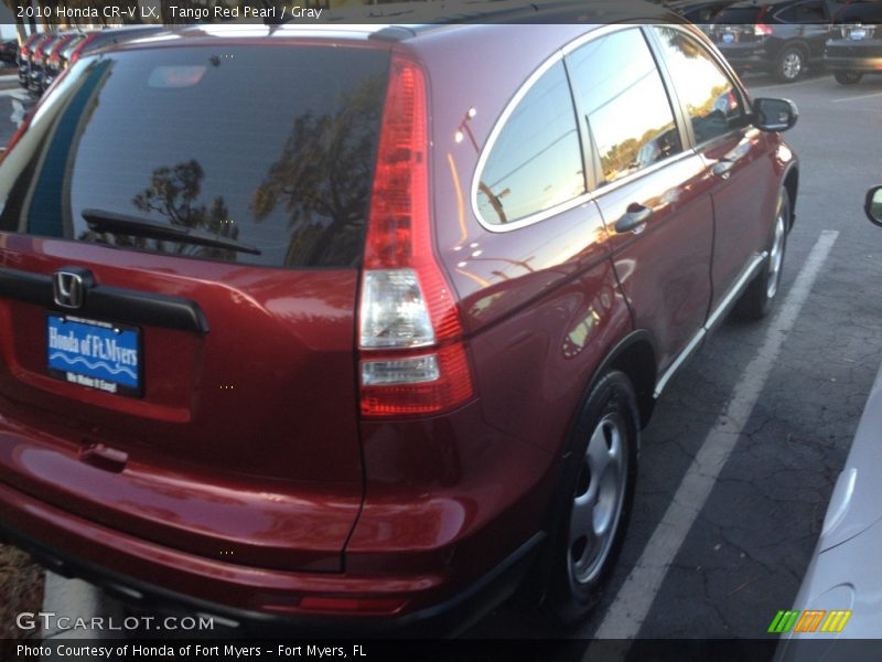 Tango Red Pearl / Gray 2010 Honda CR-V LX