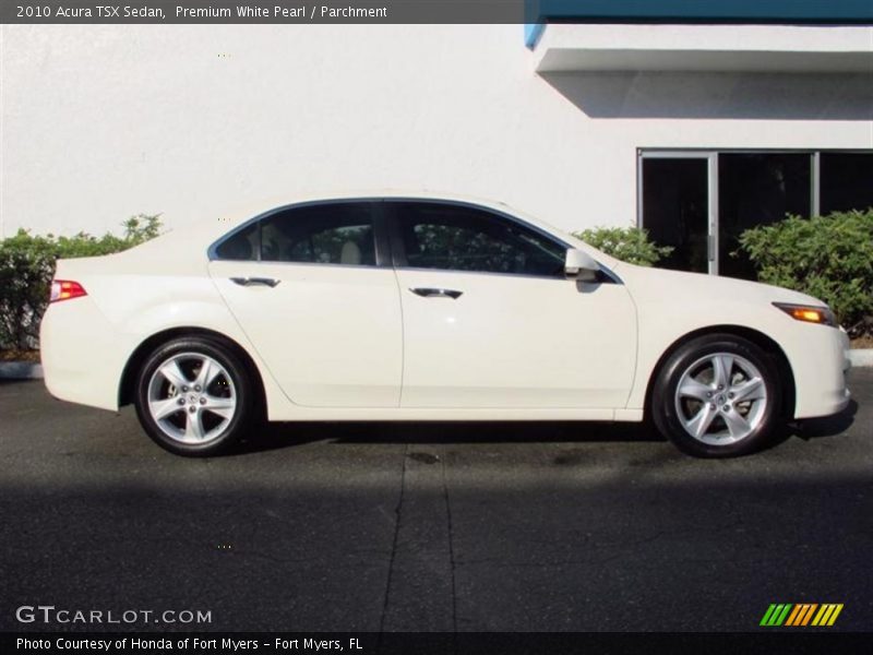 Premium White Pearl / Parchment 2010 Acura TSX Sedan