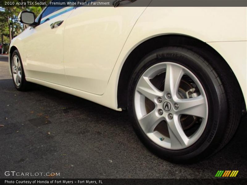 Premium White Pearl / Parchment 2010 Acura TSX Sedan
