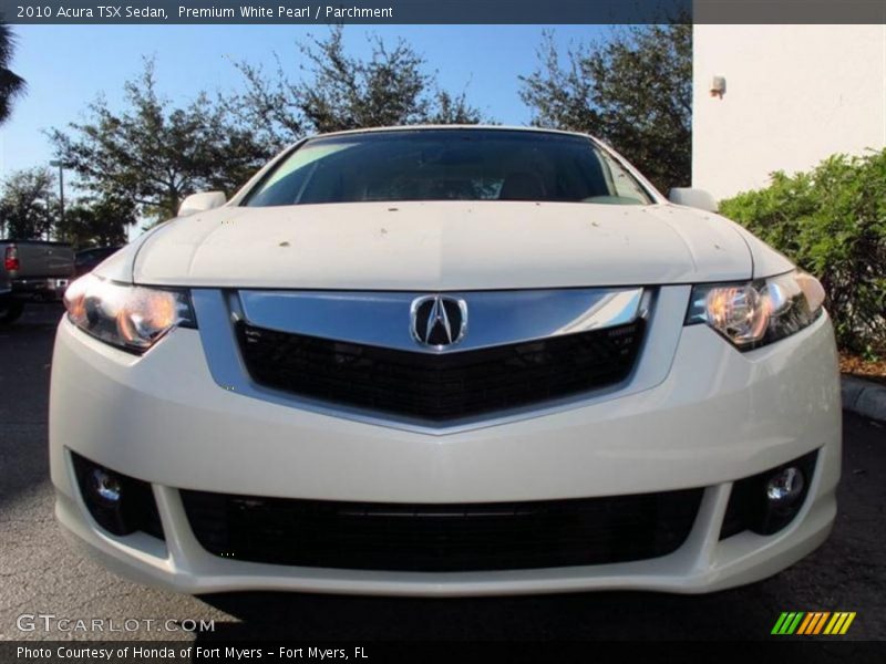 Premium White Pearl / Parchment 2010 Acura TSX Sedan
