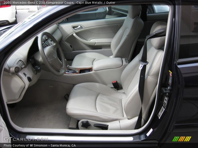  2003 C 230 Kompressor Coupe Oyster Interior