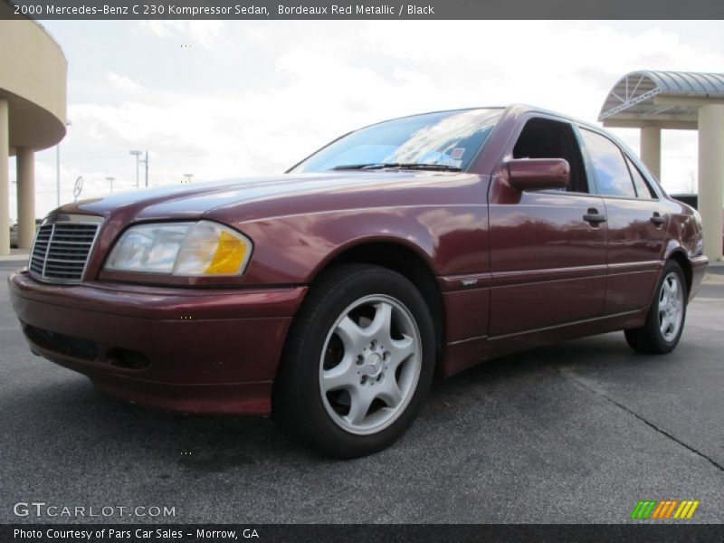 Bordeaux Red Metallic / Black 2000 Mercedes-Benz C 230 Kompressor Sedan