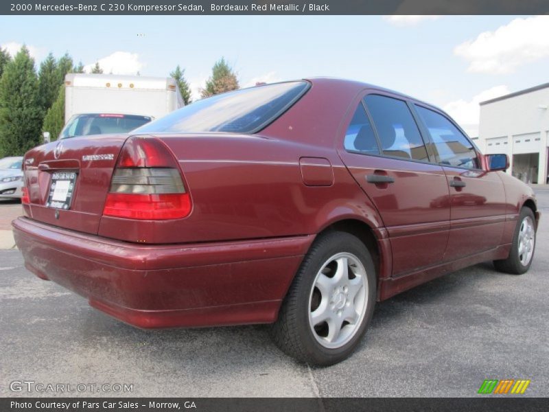 Bordeaux Red Metallic / Black 2000 Mercedes-Benz C 230 Kompressor Sedan