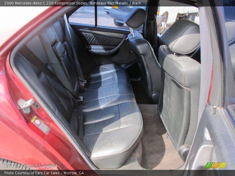 Bordeaux Red Metallic / Black 2000 Mercedes-Benz C 230 Kompressor Sedan