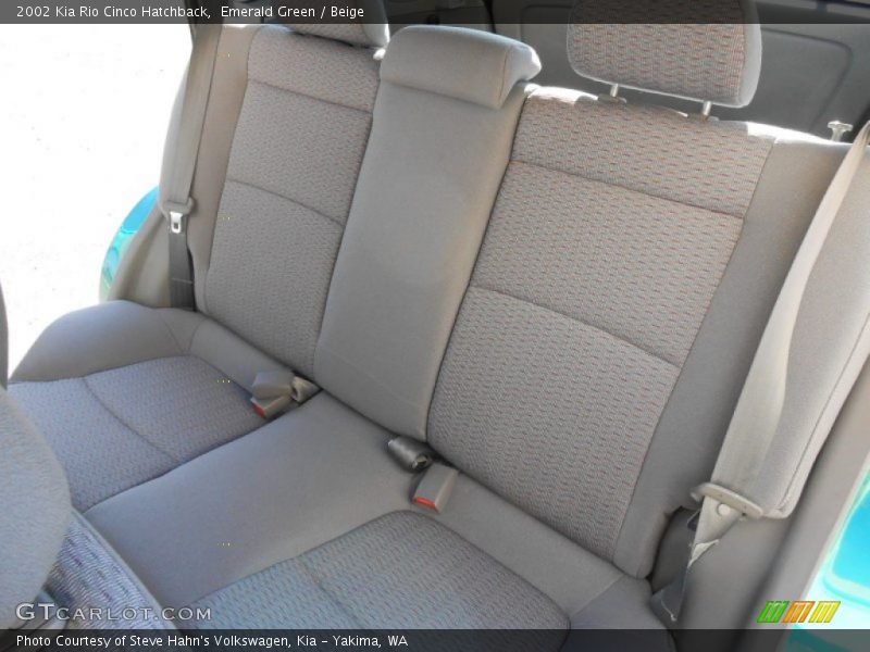 Emerald Green / Beige 2002 Kia Rio Cinco Hatchback