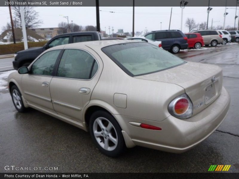 Sunlit Sand / Blond 2003 Nissan Maxima SE