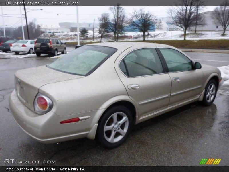 Sunlit Sand / Blond 2003 Nissan Maxima SE
