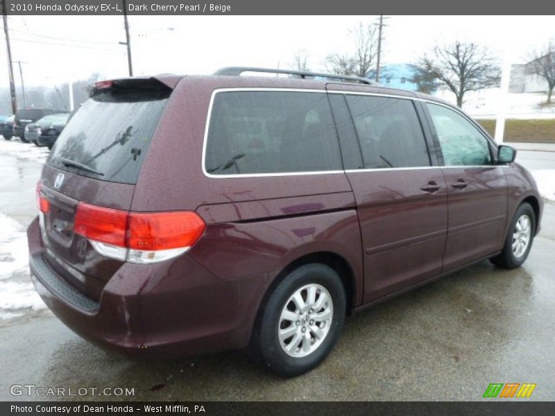 Dark Cherry Pearl / Beige 2010 Honda Odyssey EX-L