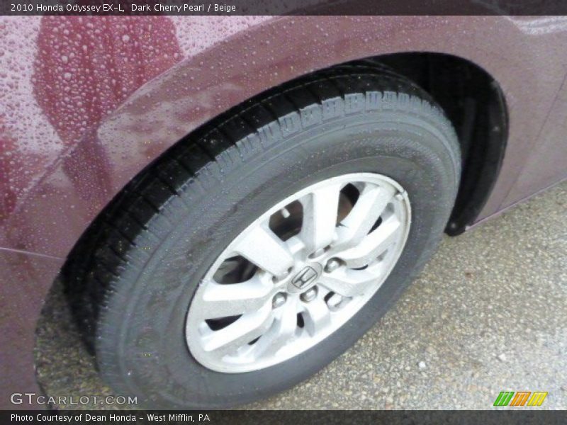 Dark Cherry Pearl / Beige 2010 Honda Odyssey EX-L